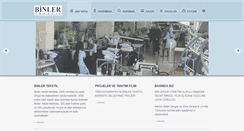 Desktop Screenshot of binlertekstil.com